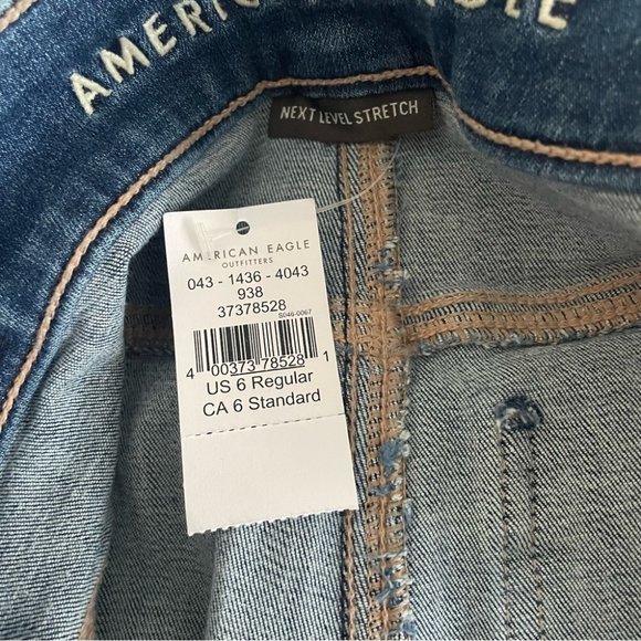 SOLD NWT American Eagle Next Level Super High-Waisted Flare Jean  Sz 6R - Picture 13 of 14